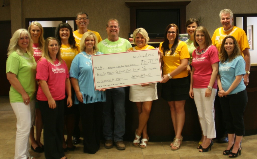 2014 Go Hawaiian check presentation