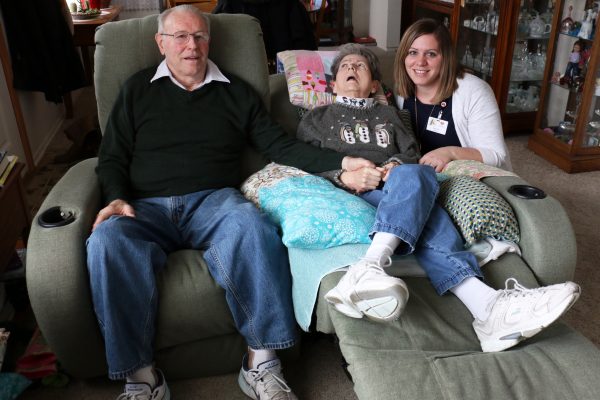 Bill and Judy with Kelcie