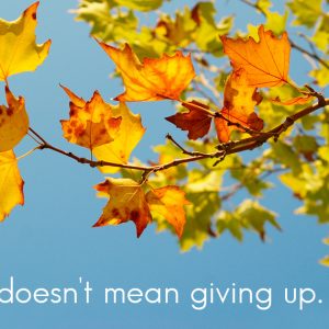 Hospice doesn't mean giving up.