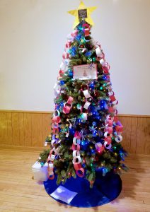 The Bjerken tree was decorated by the Thief River Falls Challenger Preschool class.