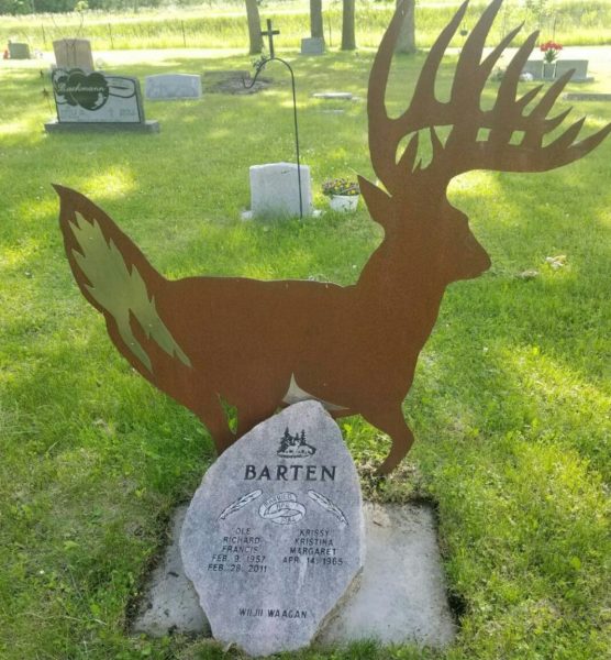 Ole Barten's headstone