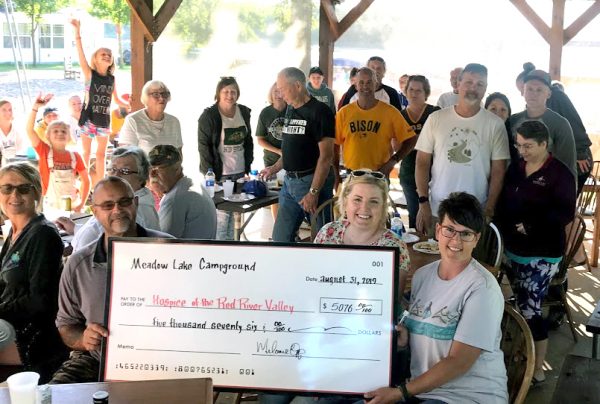 Residents of Meadow Lake Campground support Hospice of the Red River Valley