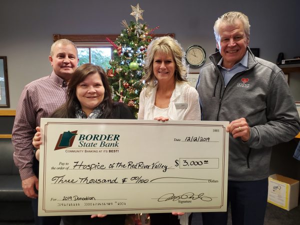 Border State Bank check presentation