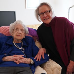 Hospice patient Terry Nelson with her daughter, Pat.