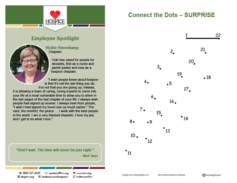 connect the dots activity page