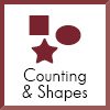 counting and shapes icon