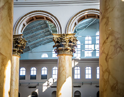 archway in a museum