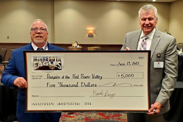 Minnesota Eagles check presentation 2021