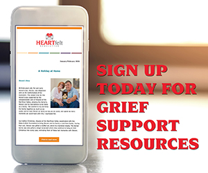 Sign up today for grief support resources